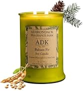 ADK Balsam &amp; Fir Scented Candle, 20 Oz Aromatherapy Candle, Proudly Poured in The USA, Natural Wa...