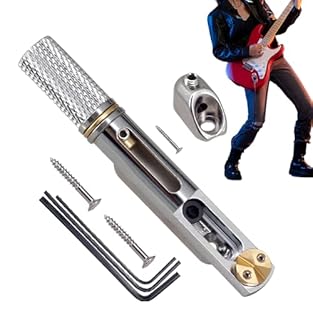 LONG LASTING PERFORMANCE This headless guitar bridge lowers the friction and protection of strings, assuring a longer string life, making it great for guitarists who prefer powerful strumming techniques RELIABLE PITCH ACCURACY This guitar bridge main...