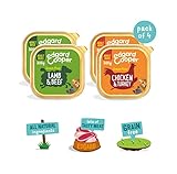 Edgard & Cooper Nassfutter für Hunde, Multipack, (Huhn/Lamm/Wild, 4 x 300g), ohne Getreide Nutrition, schmackhafte und ausgewogene Ernährung, Hochwertige Proteine