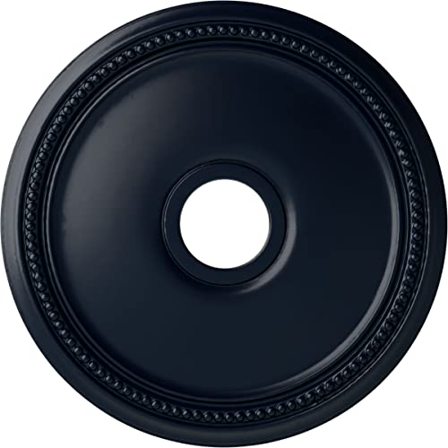 Ekena Millwork CM18DIMDF Diane Ceiling Medallion, 18"OD x 3 5/8"ID x 1 1/8"P (Fits Canopies up to 5 3/8"), Hand-Painted Midnight Dream