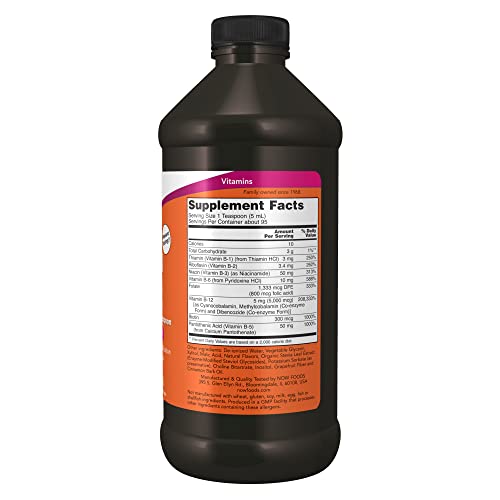 Now Supplements, Ultra B-12, Liquid, 800 Mcg Folic Acid, Cellular Energy Production*, 16-Ounce #TOP1
