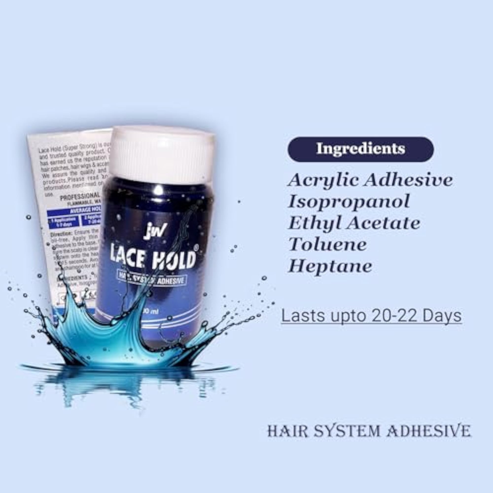 Water Resistant Hair Patch Glue, 100ml