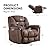 ANJ Oversized Rocker Recliner Chair Manual 360 Degree Swivel Recliners Comfy Glider Rocking Chairs for Big Man Home Extra Wide Overstuffed Reclining Chair for Living Room by ANJ