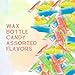 Wax Bottle Candy Drink - Retro Nostalgic Novelty Treats Classic Variety Flavors (1/2 LB)