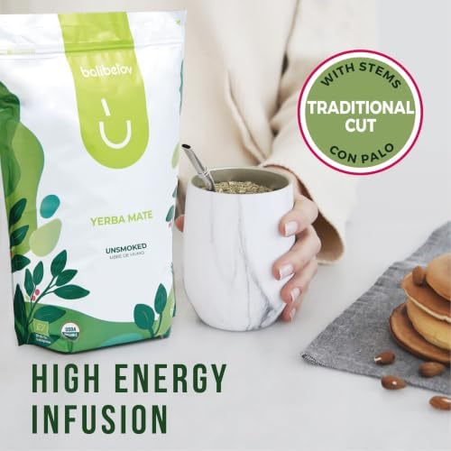 BALIBETOV Yerba Mate, 2.2 lb Loose Leaf – Unsmoked Pure Leaf, Clean Natural Energy, Gluten-Free & Vegan — view 2