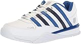baxter sofa schweiz Außensohle aus Gummi K-Swiss Herren Baxter Turnschuh, White/Classic Blue/Navy, 38.5 EU