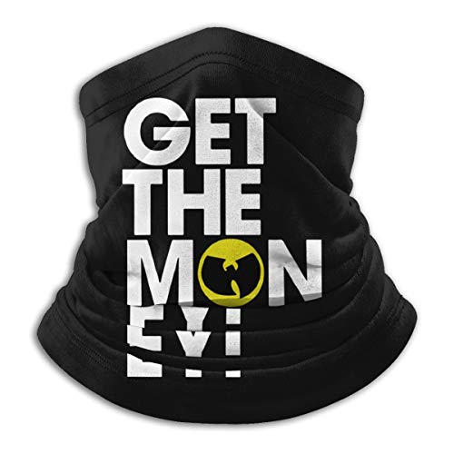 Wu Tang Clan Get The Mon Ey Neck Warmer Gaiter Windproof Mouth Face Mask Sports Bandanna For Men Women