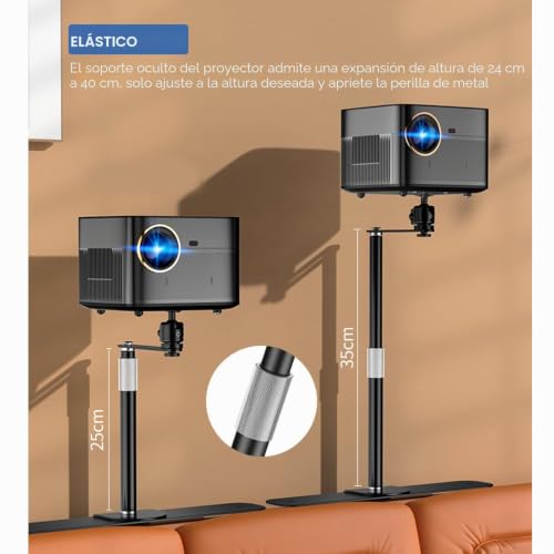 Soporte para proyector ajustable de 9 a 16 pulgadas con giro 3