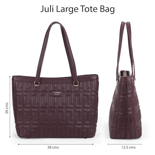 Image of Lavie Luxe Juli Large Tote Bag for Women | Tote Bag for Work | Ladies purse | Stylish Shoulder Bag | Gift for Women