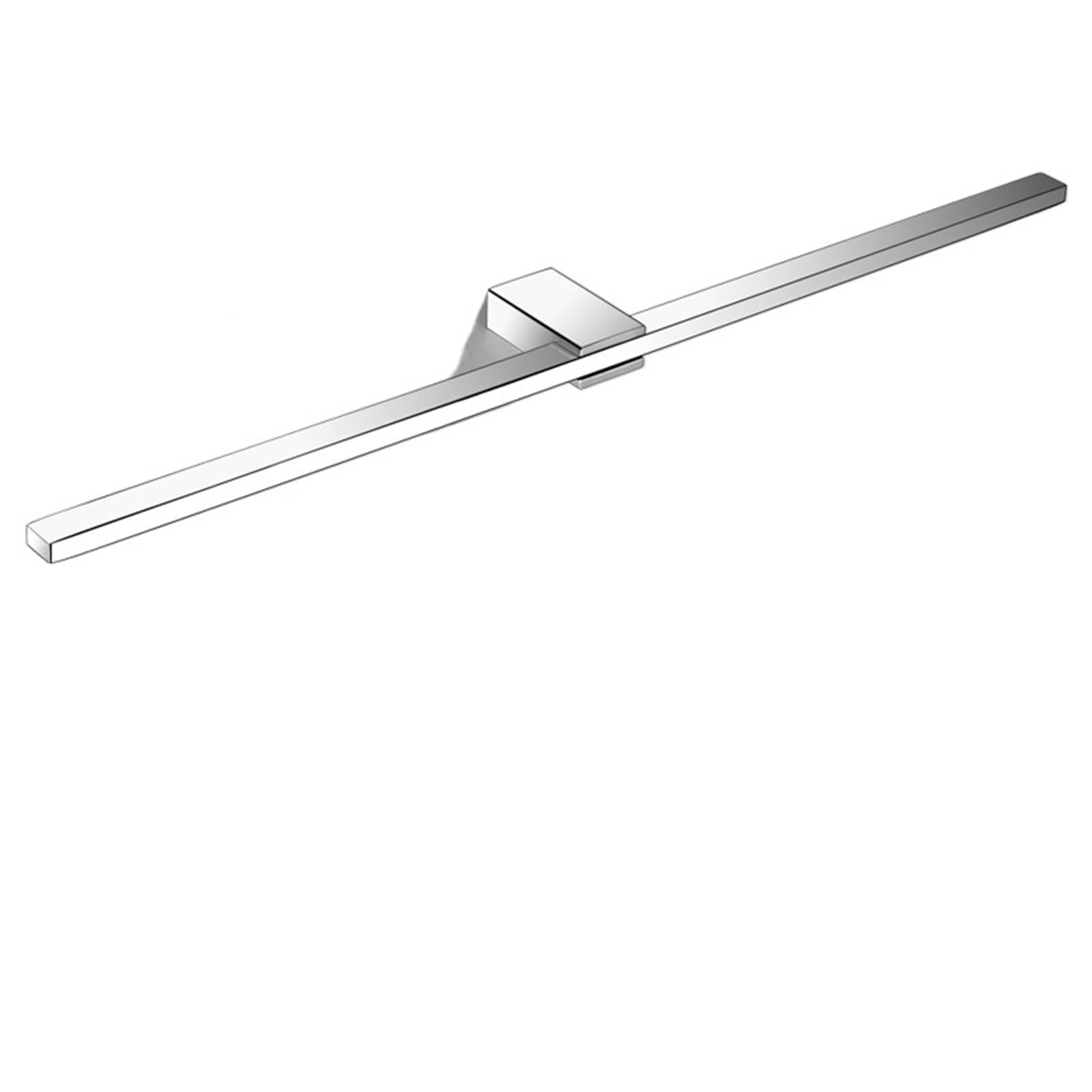 Towel Bar Towel Rack Movable Wall Mounted Bath Holder Square Bathroom Shelf Kitchen Storage Hanger Space-Saving Bar(60CM Color 01)