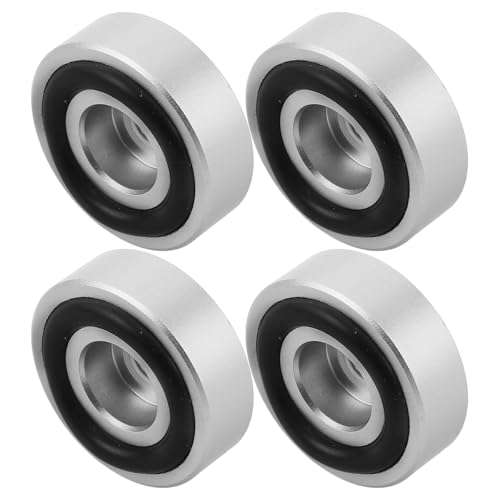 VALICLUD Pieds de Support Antidérapants pour Planche à Découper en Alliage D'aluminium et Caoutchouc, Protection Anti-rayures, Installation Facile, Lot de 4 Cuisine