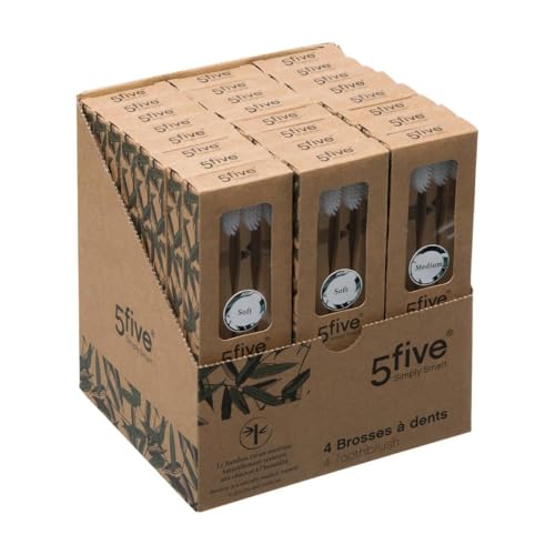 5five - brosse à dent bambou x 4