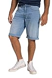 Krempelsaum mit Turn-Up JP 1880 Herren große Größen Übergrößen Menswear L-8XL Bermuda, Denim, 5-Pocket, Stretch, Regular Fit Bleached Denim 64 809109907-64