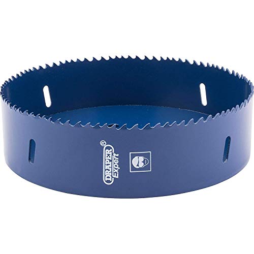 Draper 34776 Expert HSS Bi-Metal Hole Saw Blade, 160mm, Blue