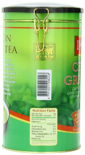 Impra Green Tea In Metal Caddy, Big Leaf, 8.82 Ounce #TOP3