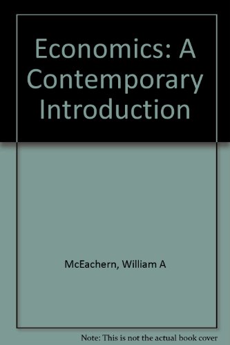 Economics: A Contemporary Introduction 0538808322 Book Cover