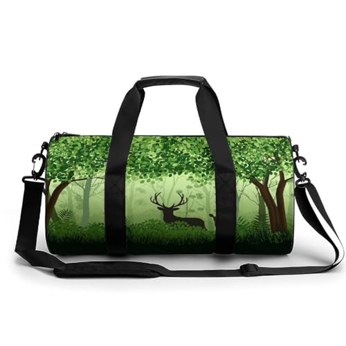 Sac de sport gym Elan De La Forêt Verte 45x23x23cm contre le désordre