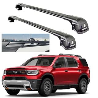 ROKIOTOEX Roof Rack Crossbars Fit for 2026 – 2027 Honda Passport Raised Side Rail - 220LBs Load - Anti-Theft Locks - Aluminum Bracket - Easy Install -Low Wind Noise - Black Cobra