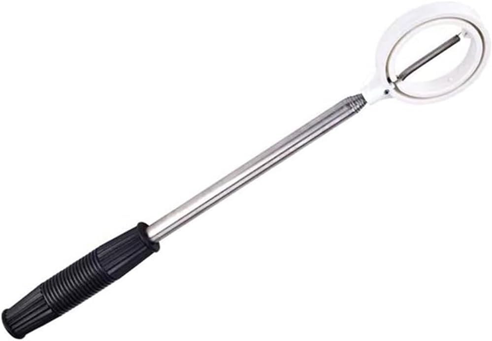 Portable Golf Ball Picker with Retractable,Golf Ball Retriever,Stainless Steel Retractable Golf Ball Retrievers for Water,Gofl Accessories Golf Gift Golf Picking Tool for,White (White)