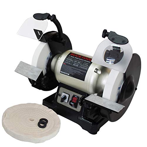 BUCKTOOL BD4801 Bench Belt Sander and Disc Sander & Dual Speed Bench