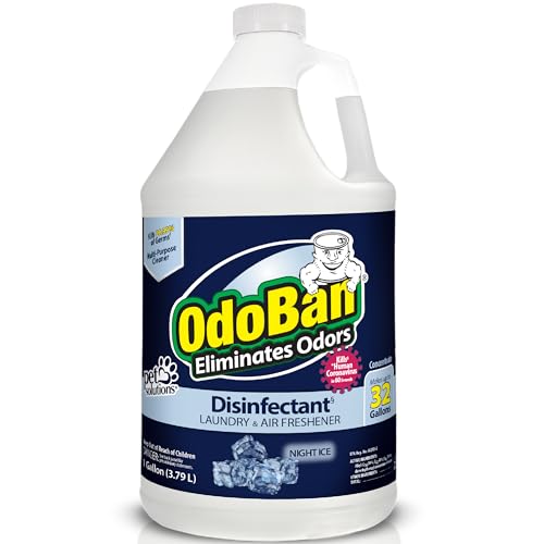 OdoBan Disinfectant Concentrate and Odor Eliminator, 1 Gallon, Night Ice