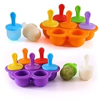 Eisformen Für Kinder – 6er-Set Mit Stielen Für Hausgemachte Eis Am Stiel