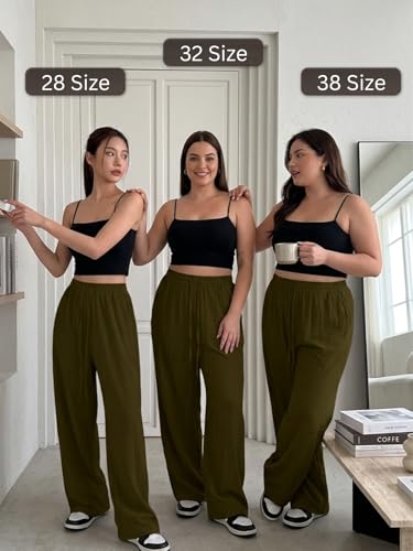 Image of GRECIILOOKS Women Trousers for Women | Women Trousers | Women's High-Waisted Pant | Women Trousers Pants | Korean Trousers for Women