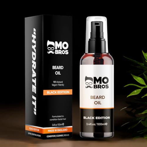 Mo Bros Black Edition Beard Oil 100ml - Nourish & Grow - Image 2