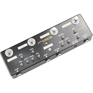 【for MOSKY 5-in-1 Guitar Multi-Effect Pedal】 DISTORTION: This versatile high-gain distortion pedal offers the characteristics and touch sensitivity of a high-quality pedal. It can transform a super clean amp into an authoritative rock tone that inspi...
