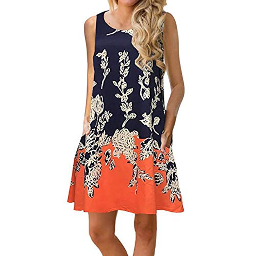 Ael women's casual swing t-shirt dresses summer beach cover up ta…