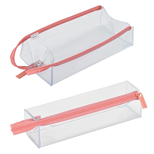 Image of KOKUYO F-VBF122-7 C2 Pen Case, Sheet, Large (Pink Terracotta)