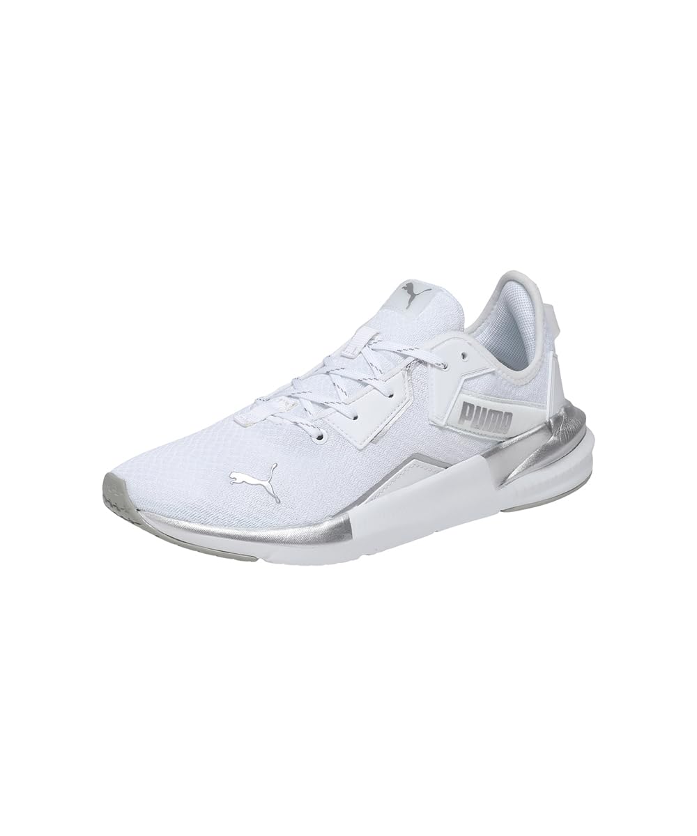 Women, Platinum Metallic WNS, Gray Violet-White-Metallic Silver, Running Shoe, 6UK, (31278802)-image-10