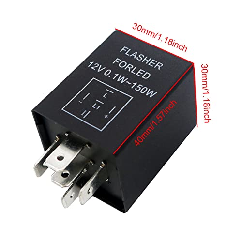 Correction hyper flash avec le relais clignotant LED 5 broches auto - 8