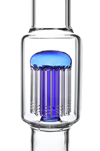 Heisenberg Beaker Bubble 12-Arm Perc Blue Glasbong Höhe 48,5cm Percolator Bong 18.8er Schliff mit Kickloch ohne Eisfach – Bild 5