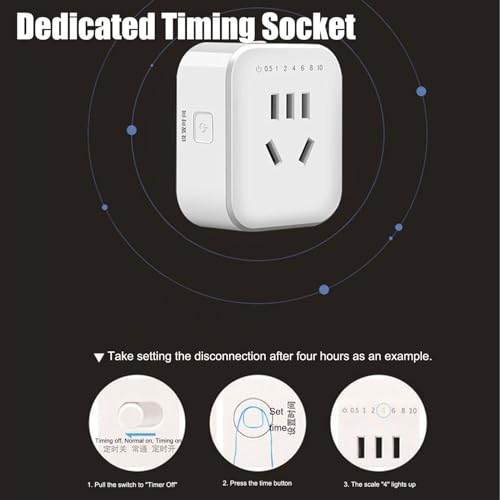 Toallero eléctrico blanco de 3 barras de acero inoxidable con temporizador 3