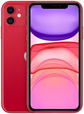 Apple iPhone 11 (128GB) - (Product) RED (Includes EarPods, Power Adapter)