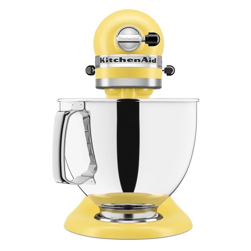 Image of KitchenAid Artisan Series 5 Quart Tilt-Head Stand Mixer with Pouring Shield, KSM150PS, Butter
