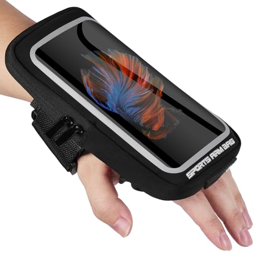 HAGOT Brazalete Movil Running Deportivo para Muñeca y Antebrazo, Deportivo, 2 en 1, con Pantalla Táctil para Teléfonos Móviles de 6.9', Porta Movil Runnning Accesorios