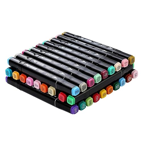 YOSADIER 1 Set För Elever Tuschpennor Dubbelsidiga Linjepennor Tuschpennor Vattenlösliga Konstnärsmaterial Med Huvud