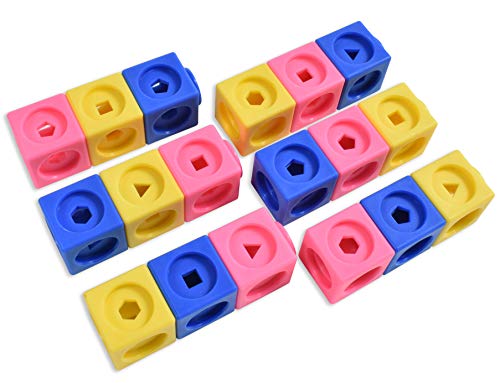 edx education 75166 Math Cubes - Set of 100 -Fidget Linking Cubes for Early Maths - Connecting Manipulative – Bild 10