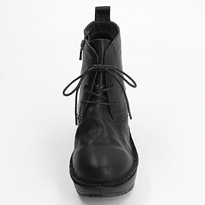 Amazon | [ヒナ デイ グリーン] 厚底 幅広 レースアップ