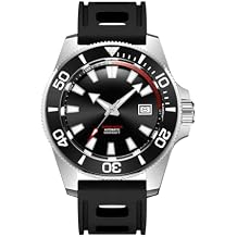 SEAKOSS Automatic Watches for Men Miyota 8215 Movement 500M Water Resistant Diving Watch for MenSapphire Crystal Ceramic Bezel Swiss Super-LumiNova Dive Watch