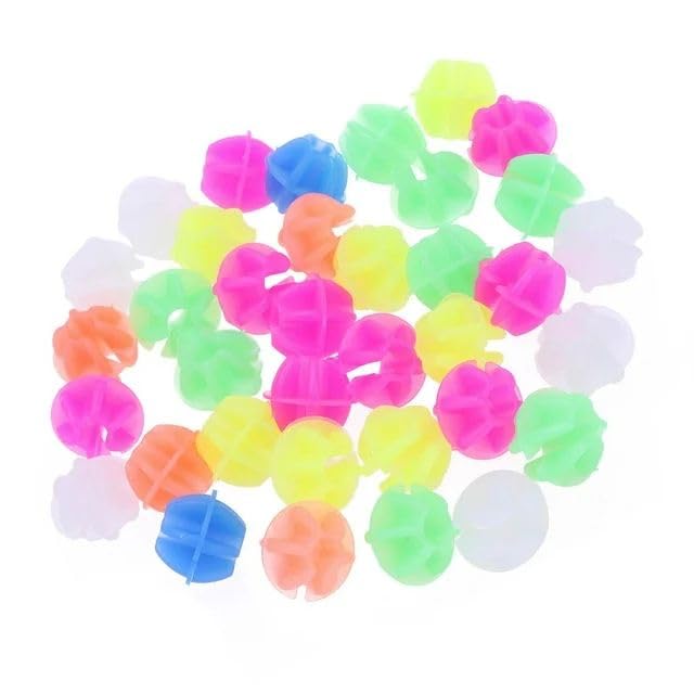 72 Pcs Colorful Bike Spoke Beads – Mixed Colors, Easy Snap-On Decor For Bicycle Wheels