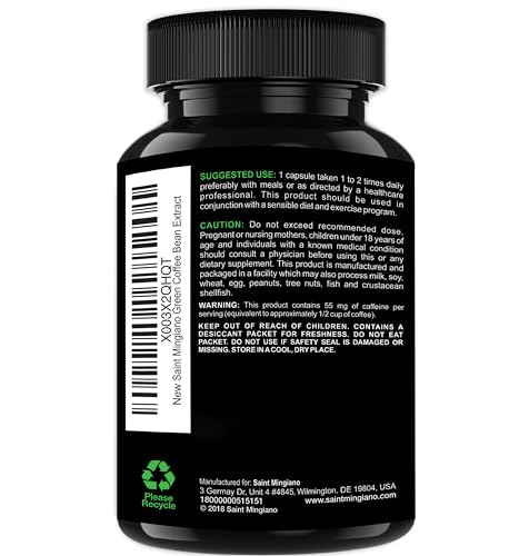 Green Coffee Bean Extract 60 Capsules – Contains 13 Active Ingredients for Aiding in Energy Levels, Mental Focus and Size Reduction - Natural Energy Supplements – 60 Days’ Supply - Image 4