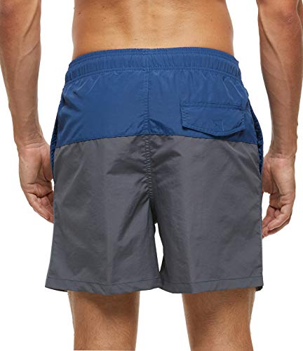 Image of SILKWORLD Men's Swim Trunks Waterproof Bathing Suit Quick Dry Shorts with Pockets