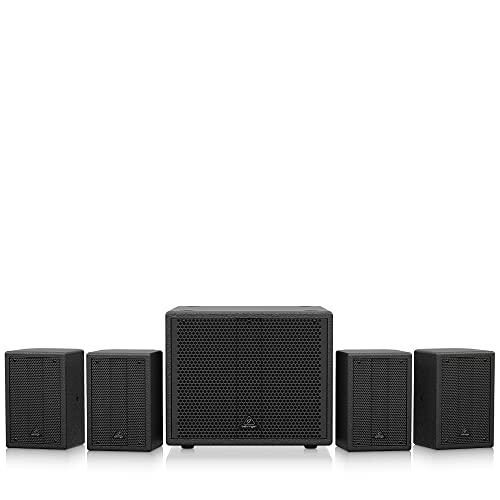 4" Pasif PA Hoparlör ve 8" Aktif PA Subwoofer ile Pub Kurulum Hoparlör Paketi
