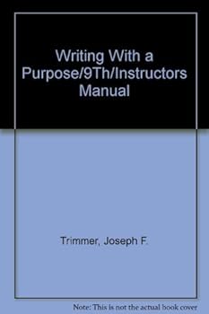 Paperback Writing With a Purpose/9Th/Instructors Manual Book