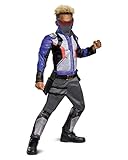 Horror-Shop Overwatch Soldier 76 Kinder Muskelkostüm als Verkleidung für Gamer & Comic Con XL