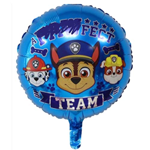 Lovsong 5 Pcs - Birthday Party Balloons - Paw Dog Balloons Dog Theme Chase Dog Balloons Kids Party Theme Decorations (Blue) #TOP3