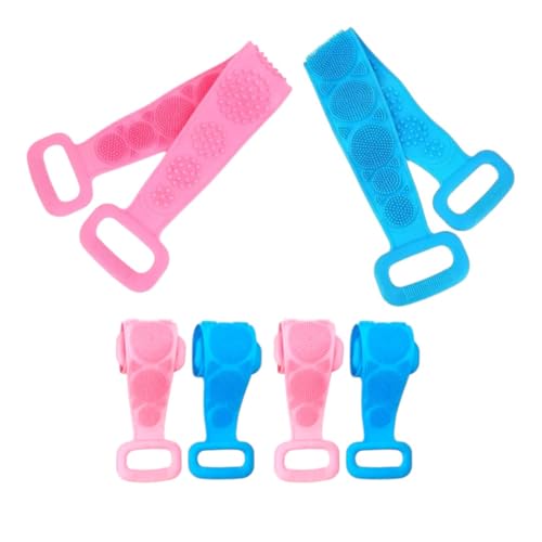 Esponja Faixa Lava Esfregar Esfoliar Costas Pe Mao Silicone ART HOUSE (AZUL)